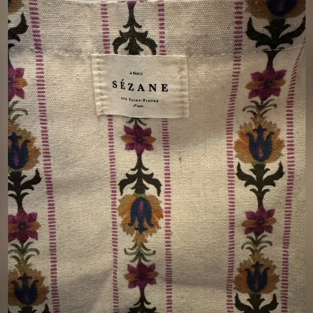 Sezane Floral Tote Bag - Picture 3 of 3